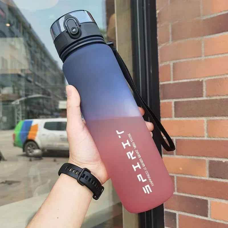 Gourde de Sport Étanche - 500ml à 1L | Colorée & Résistante pour Voyage, Fitness & Outdoor