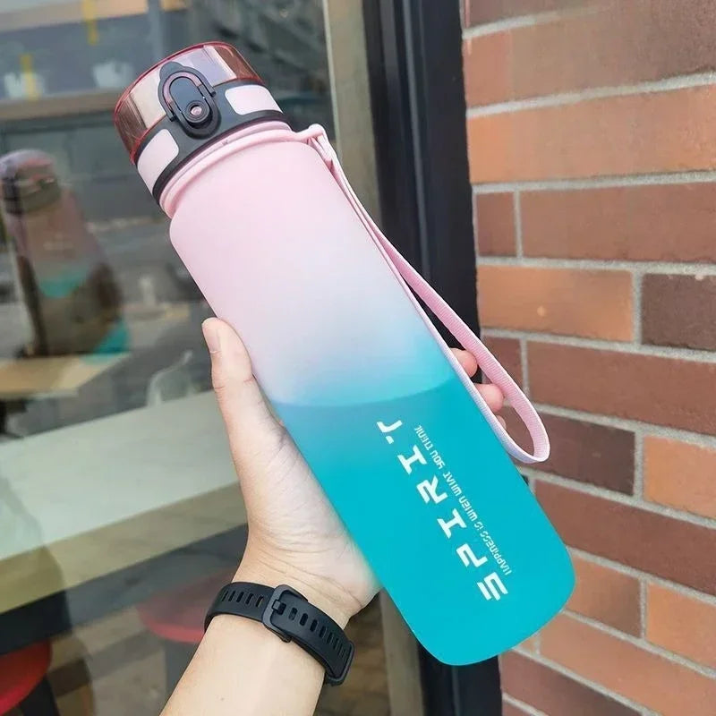 Gourde de Sport Étanche - 500ml à 1L | Colorée & Résistante pour Voyage, Fitness & Outdoor